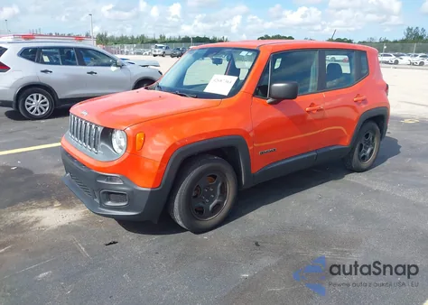 2017 Jeep Renegade Sport Fwd from USA, damaged, VIN ZACCJAAB6HPF88556